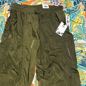 Women’s Green Cargo Joggers